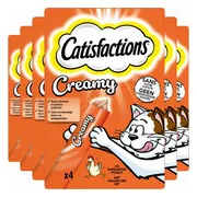 6x Catisfactions Kattensnack Kip Creamy 4 x 10 gr