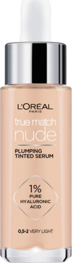2x L'Oréal True Match Nude Getint Serum 2 Very Light 30 ml