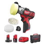 Milwaukee M12 BPS-421X Accu polijst-/schuurmachine 12V 2.0Ah + 4.0Ah in HD-Box - 4933447799