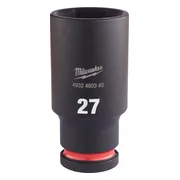 Milwaukee ShockWave™ Krachtdop 1/2" | lang | 27mm - 4932480345