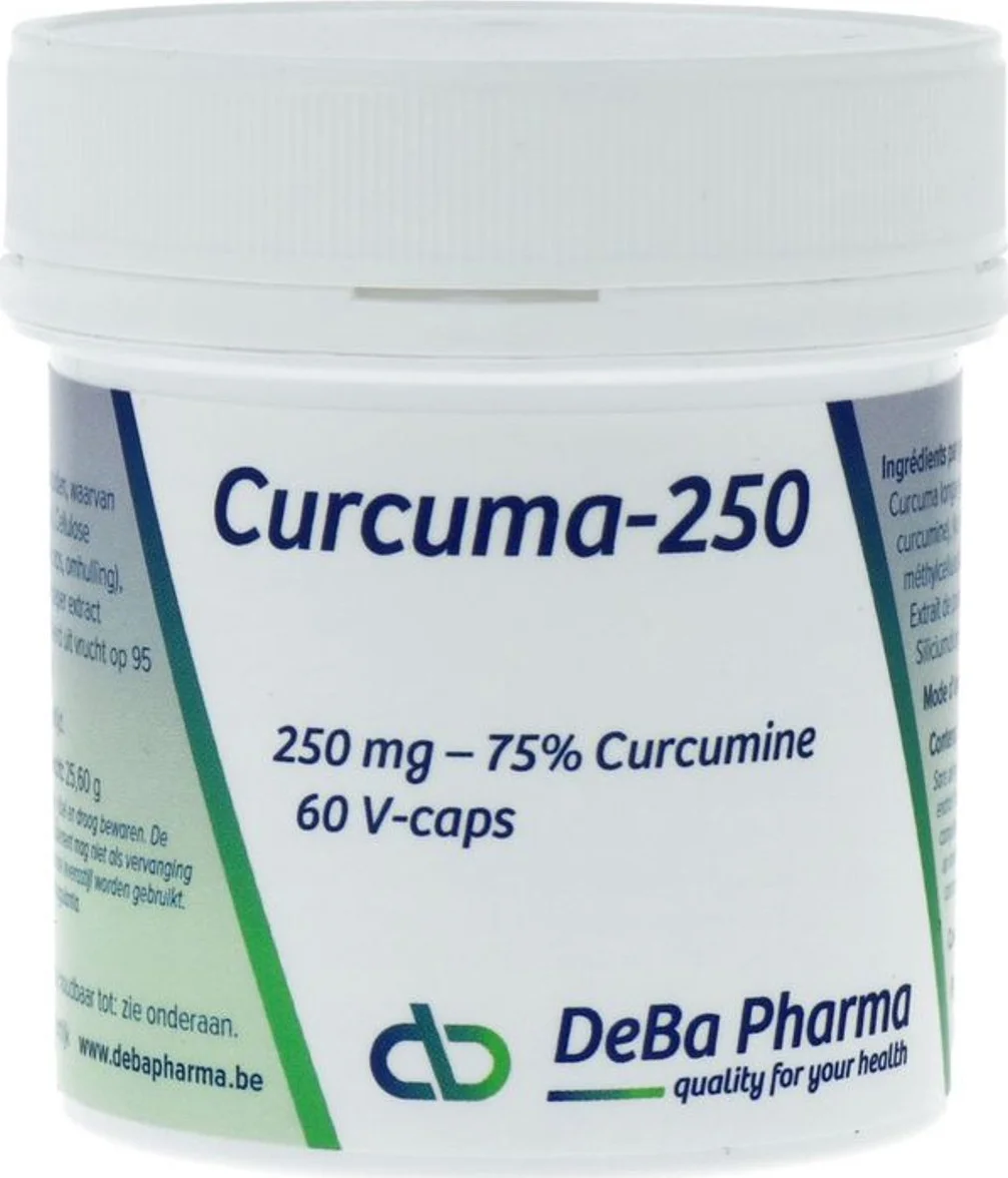 Deba Pharma Curcuma 250mg Capsules 60VCP