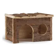 Beeztees Forest Royal Blokhut - Knaagdier - 28x18x16 cm