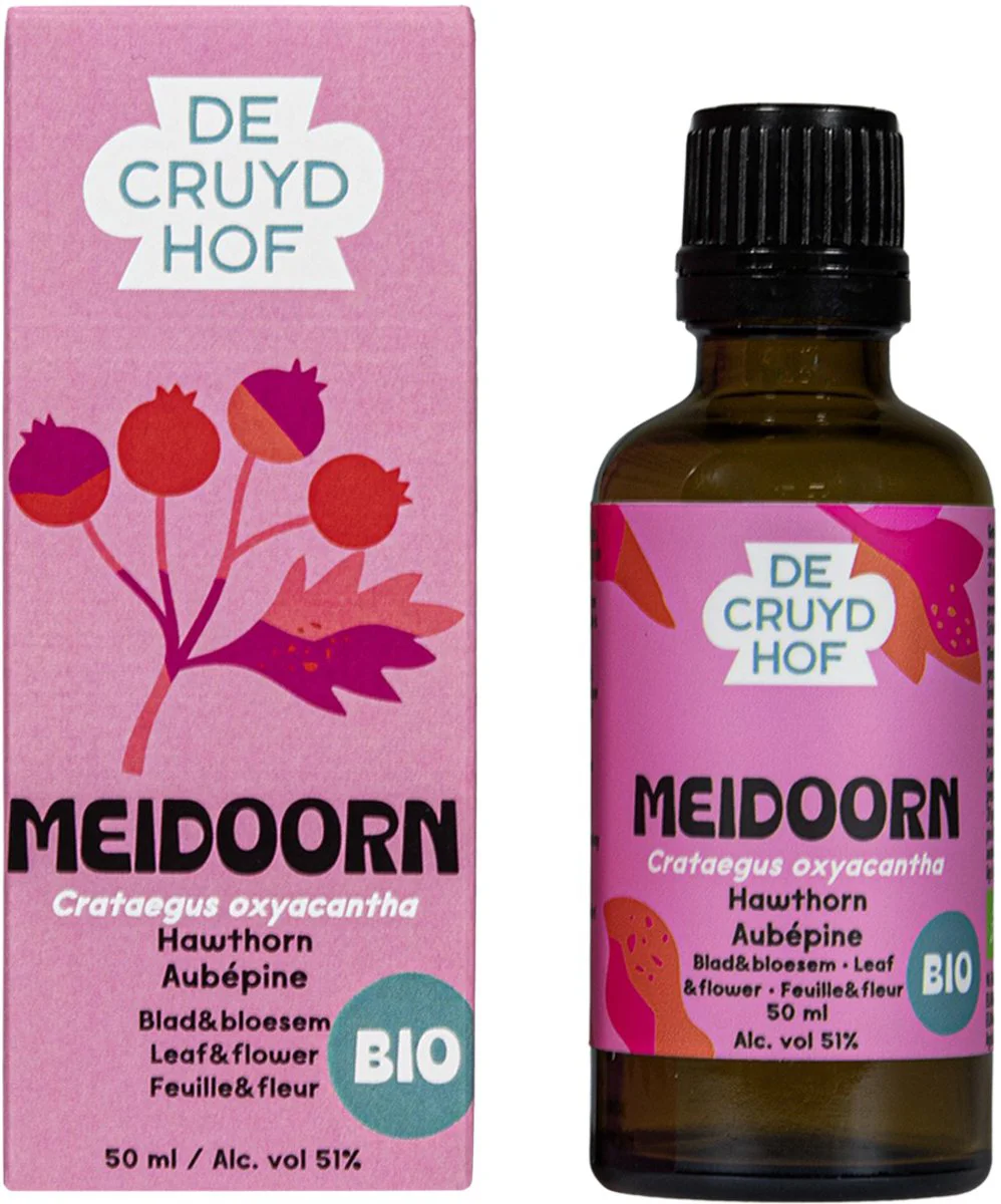 Cruydhof Meidoorn Crataegus Oxyacantha Bio Druppels 50ML
