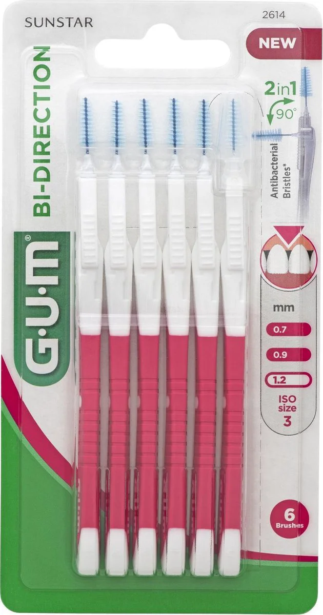 GUM Bi-Direction Ragers 1.2mm 6ST