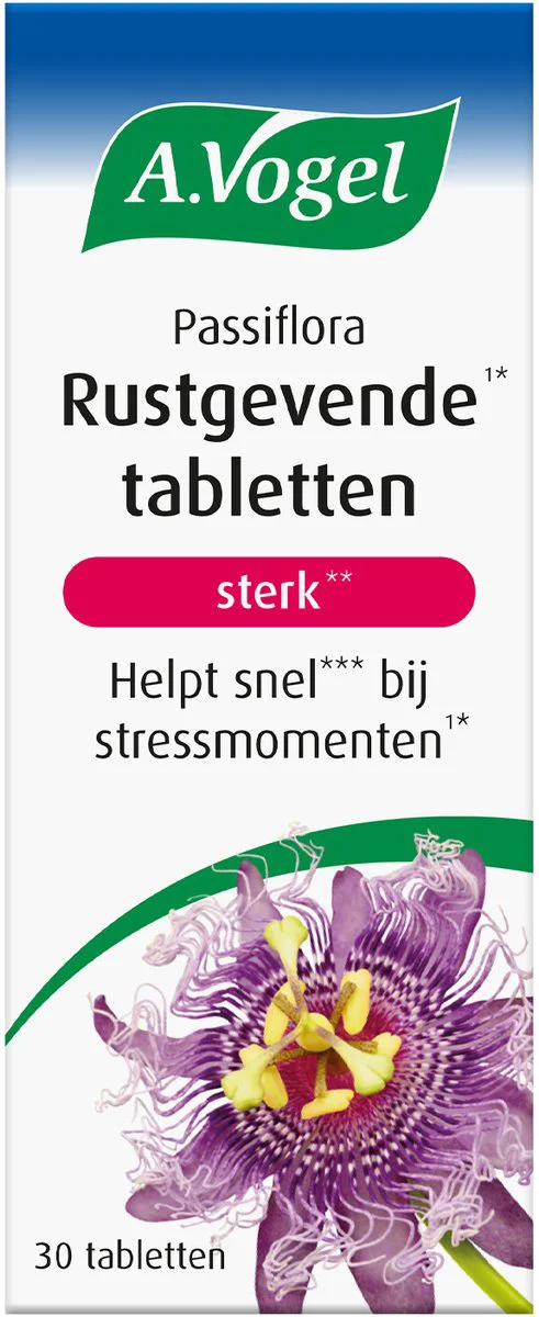 A.Vogel Passiflora Rustgevende* Sterk** Tabletten 30ST