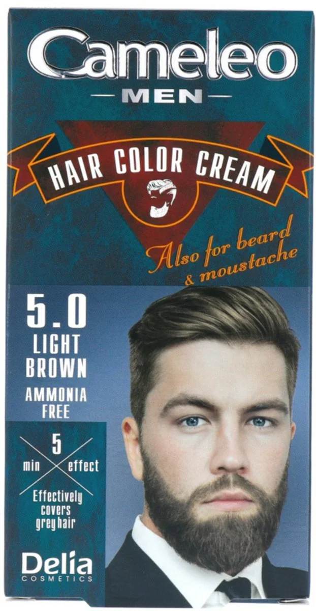 Cameleo Men Hair Color Cream 5.0 Light Brown
