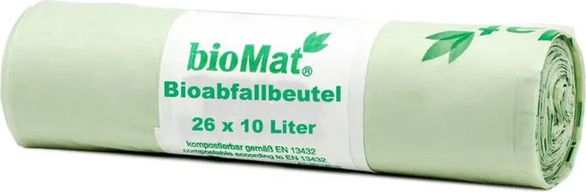 Biomat Composteerbare Afvalzakken 10LT 25ST