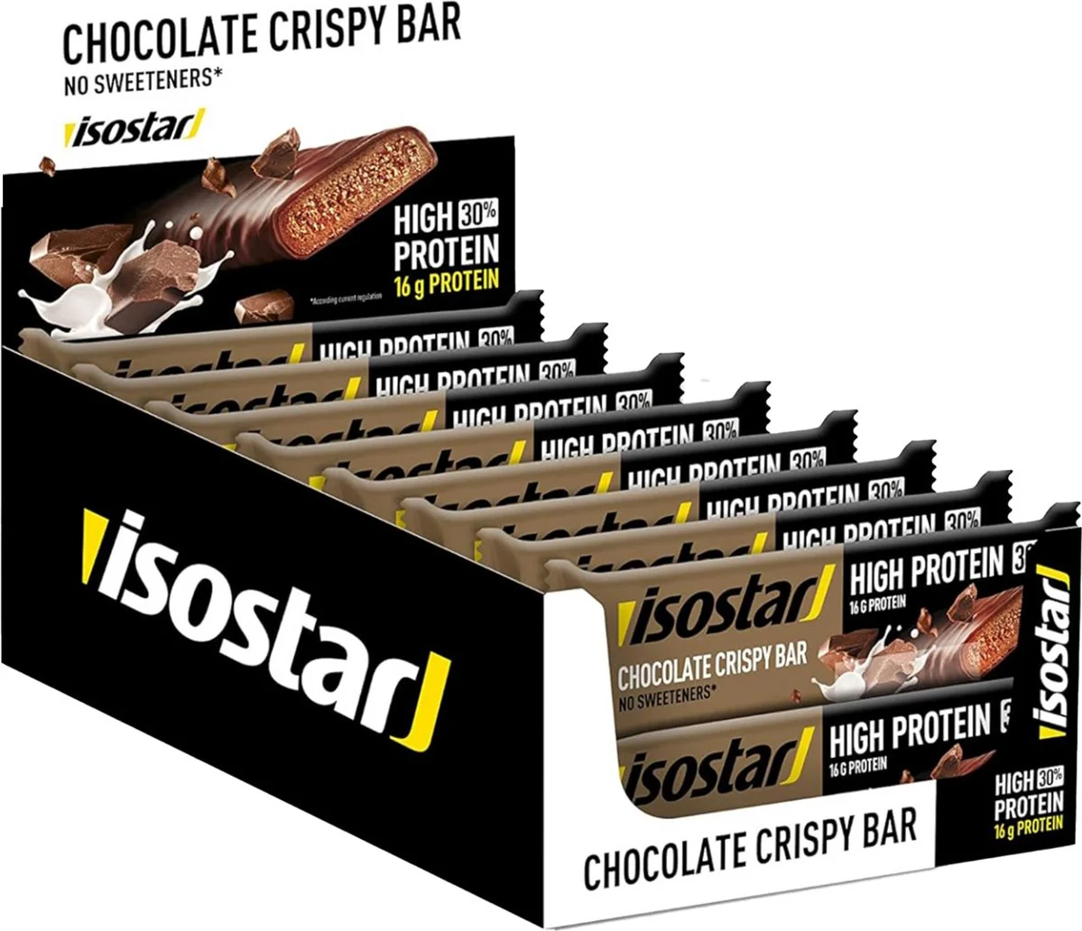16x Isostar High Protein Sportreep Chocolate 55 gr