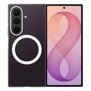 Samsung Galaxy Z Fold 8 Ultra Soft Case Back Cover met Magneet Transparant
