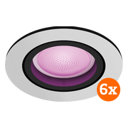 Philips Hue Centura inbouwspot White and Color - rond - Aluminium - 6-pack