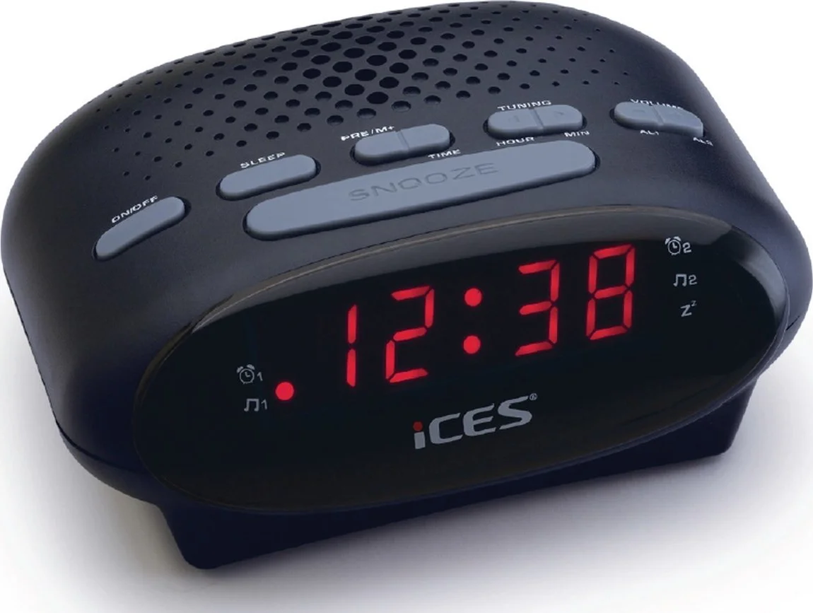 Alecto ICR-210 Wekkerradio Zwart