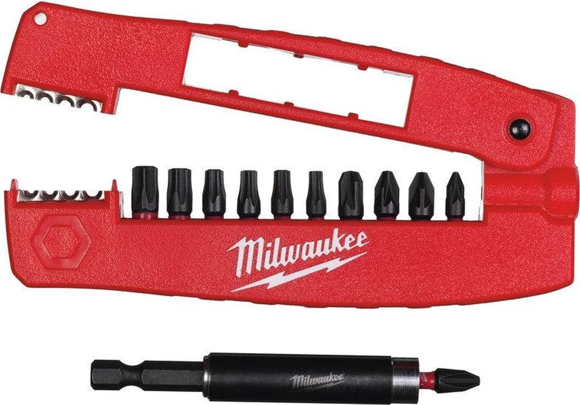 Milwaukee Shockwave Impact Duty™ schroefbitcassettes SHW CD drive geleideset V2 -12pc - 4932430910