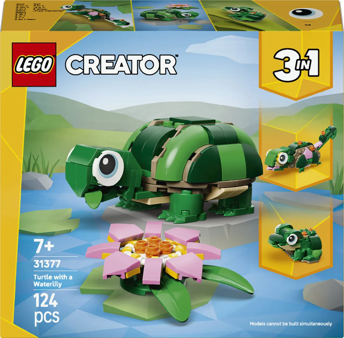LEGO Creator Schildpad met waterlelie 31377