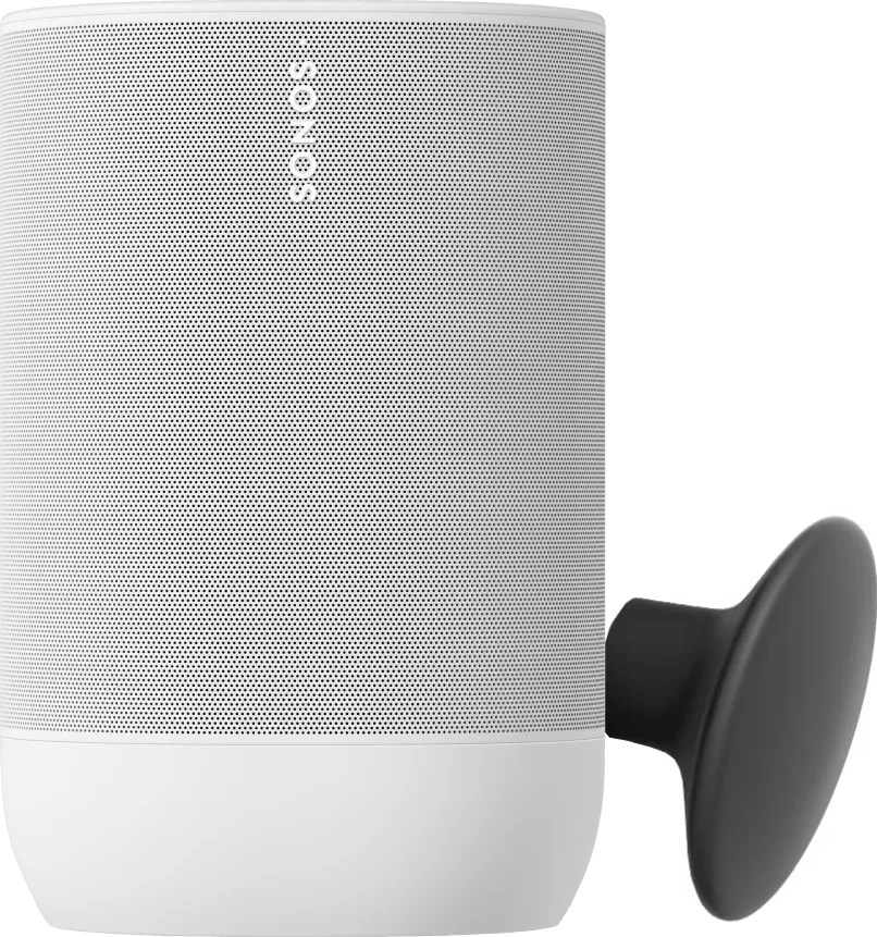 Sonos Move 2 Wit + Muurhaak Zwart