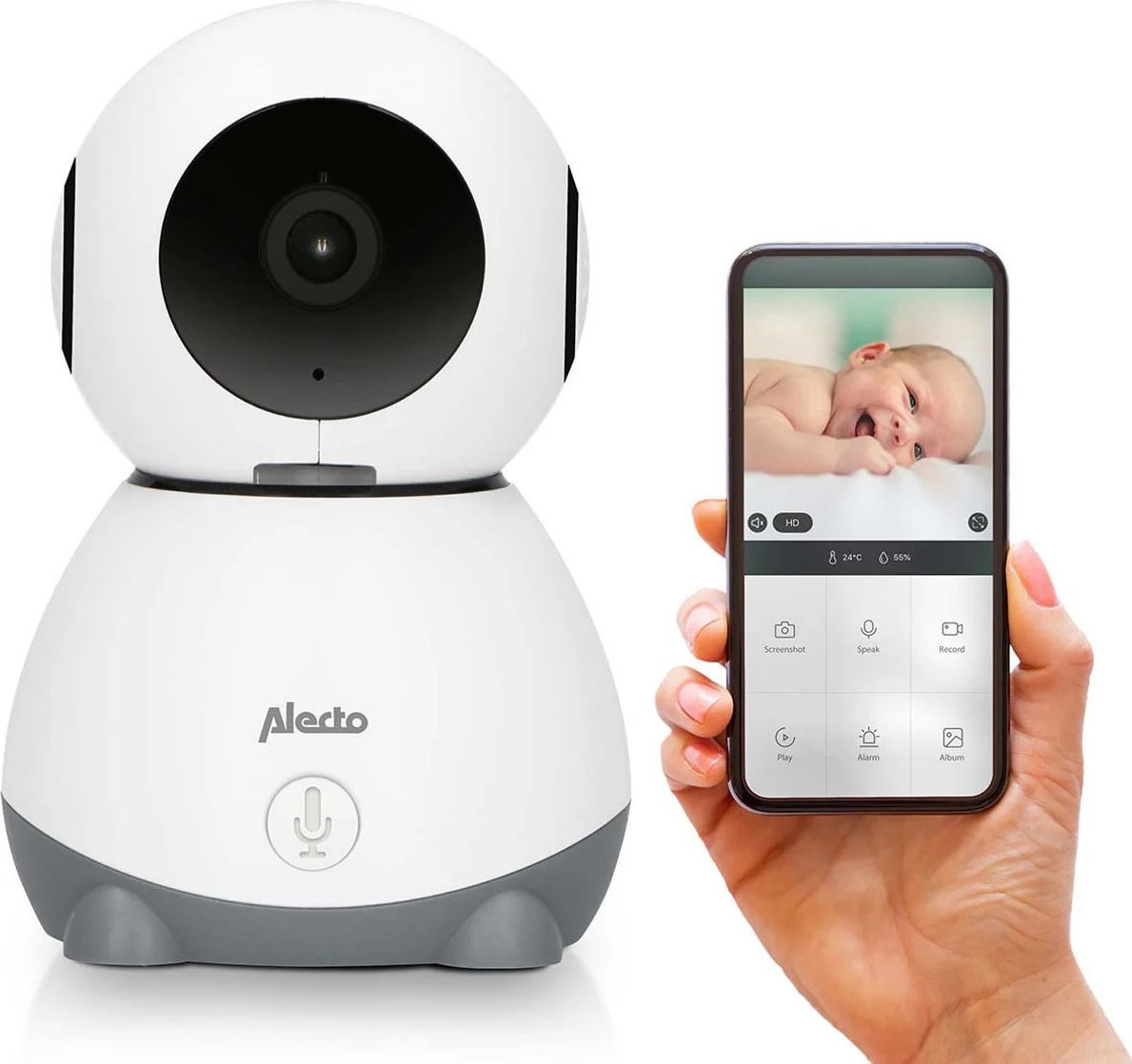 Alecto SMARTBABY10 Wifi Babyfoon met Camera