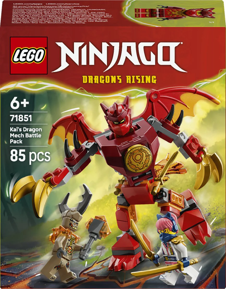 LEGO NINJAGO Kai's drakenmecha strijdpakket 71851
