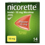 Nicorette Invisi 15 mg Nicotine Pleister 14ST
