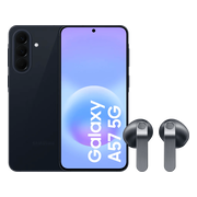 Samsung Galaxy A57 128GB Donkerblauw 5G + Samsung Galaxy Buds4 Zwart