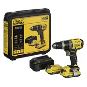 Stanley SFMCD721D2K FATMAX® V20 Accu klop-/schroefboormachine Brushless 18V 2.0Ah in koffer