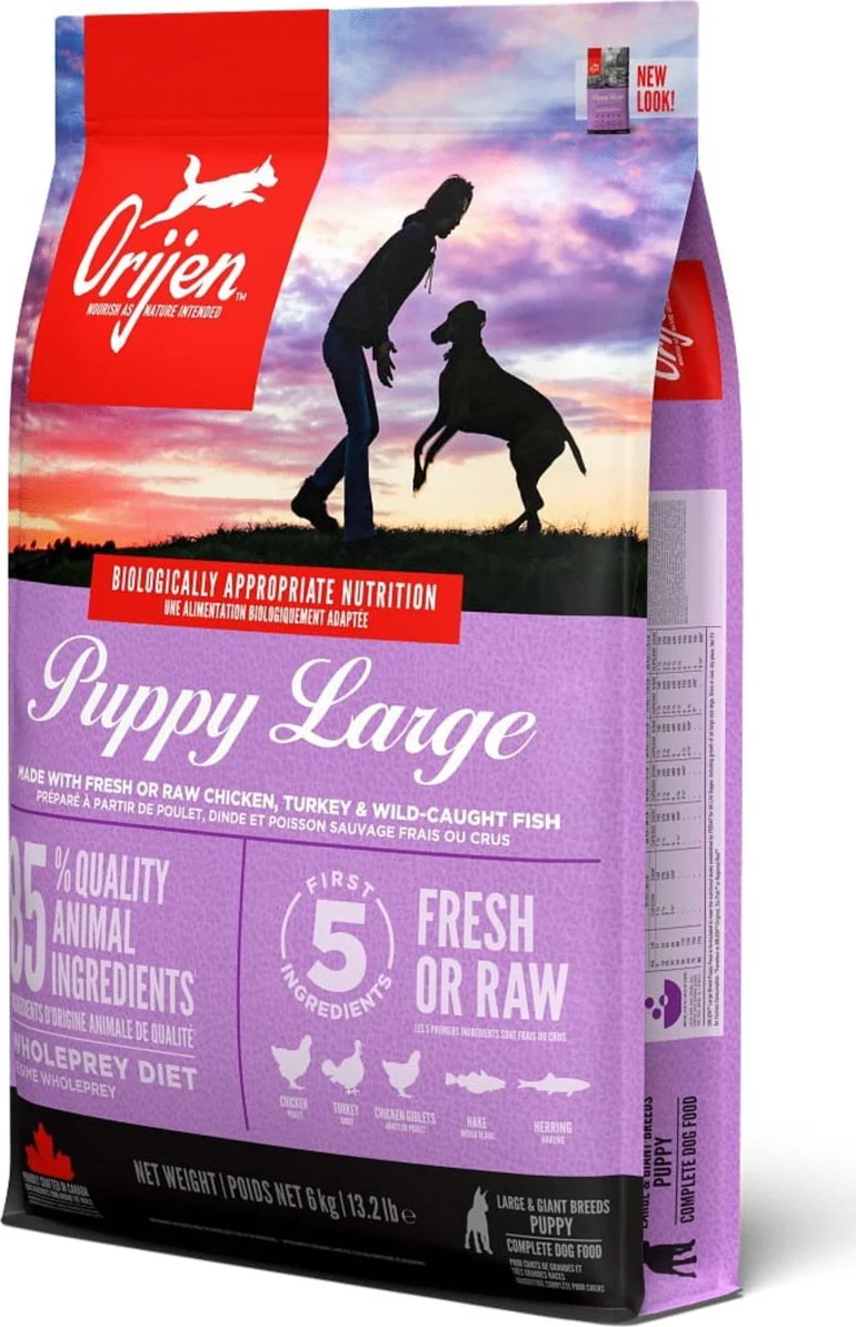 Orijen Hondenvoer Whole Prey Puppy Large Breed 6 kg