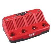 Milwaukee M12 C4 4 bay lader Li-Ion M12™ - 4932430554