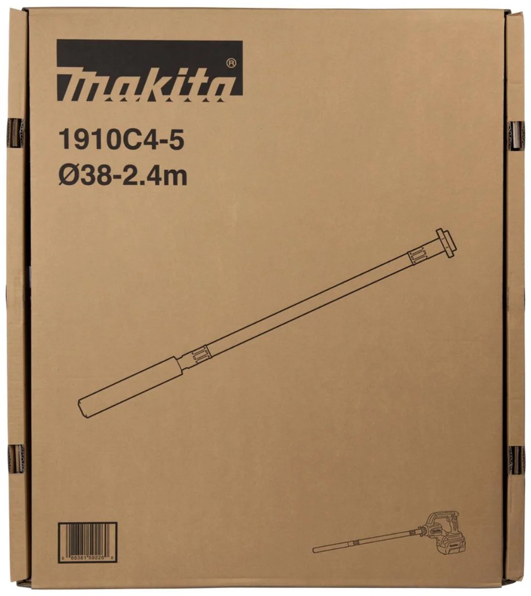 Makita 1910C4-5 Trilnaald 38 x 2400 mm