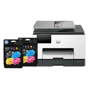 HP OfficeJet Pro 9132e + 2 zwarte + 2 kleuren cartridges