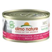 Almo Nature HFC Natural Kattenvoer Nat Kip en Lever 70 gr