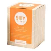Soylites Soycandle Entice - Ginger, Cinnamon, Grapefruit, Sweet Orange & Pepper 70ML