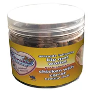 Renske Kattensnack Gezonde Beloning Hartjes Kip & Wortel 100 gr