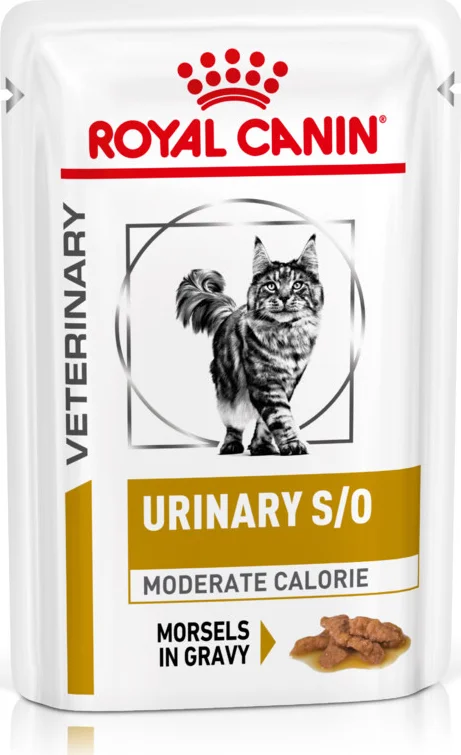 48x Royal Canin Kattenvoer Nat Urinary S/O Moderate Calorie 85 gr