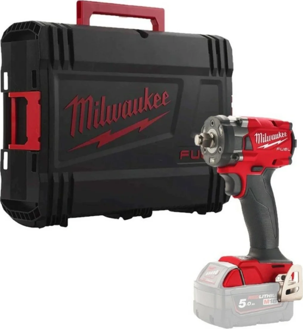 Milwaukee M18 FUEL™ FIW2F38-0X Compacte accu slagmoersleutel 339Nm 3/8" frictiering 18V Basic Body in HD-Box - 4933478650