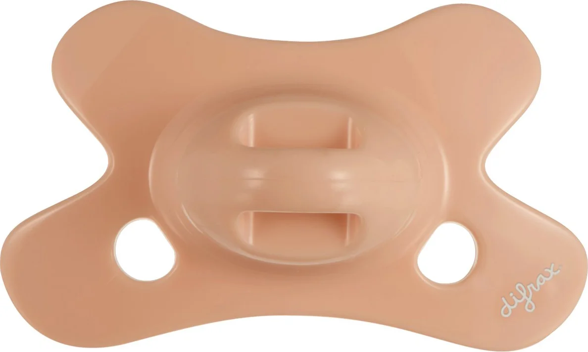 Difrax Fopspeen Natural 0-6M Uni Peachy