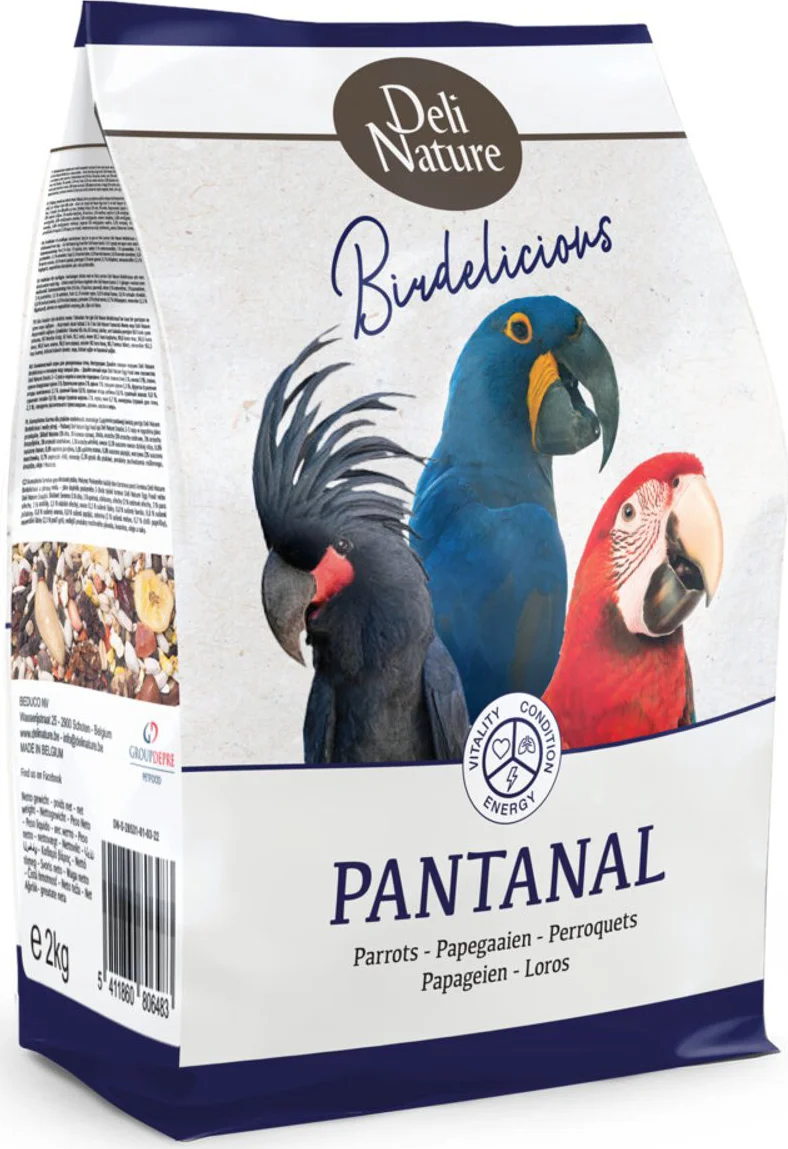 4x Deli Nature Papegaaien Pantanal Birdelicous 2 kg