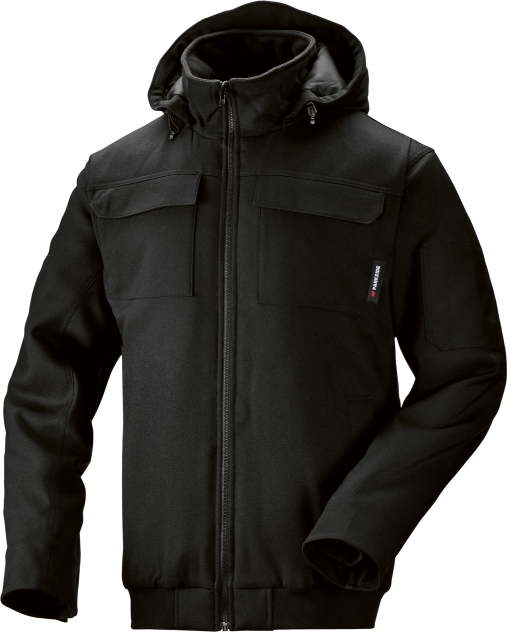 PARKSIDE Heren gevoerde werkjas (Zwart, S (44-46))