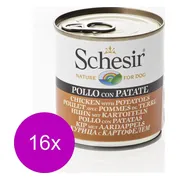 16x Schesir Hondenvoer Kip Aardappel in Gelei 285 gr