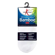 12x Lucovitaal Bamboe Enkelsok Wit Maat 35-38 1 paar
