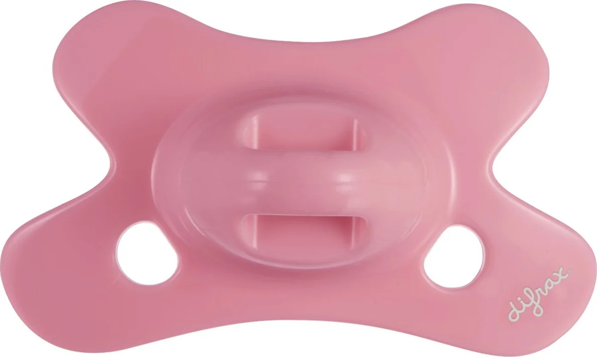 Difrax Fopspeen Natural 0-6 M Uni Raspberry