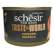 8x Schesir Taste The World Hond Kip Masala 150 gr