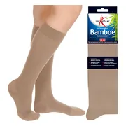 Lucovitaal Bamboe Kniesokken Ecru 39-42 1PR
