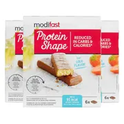 3x Modifast Protein Shape Reep Chocolade-Kokos 6 x 27 gr