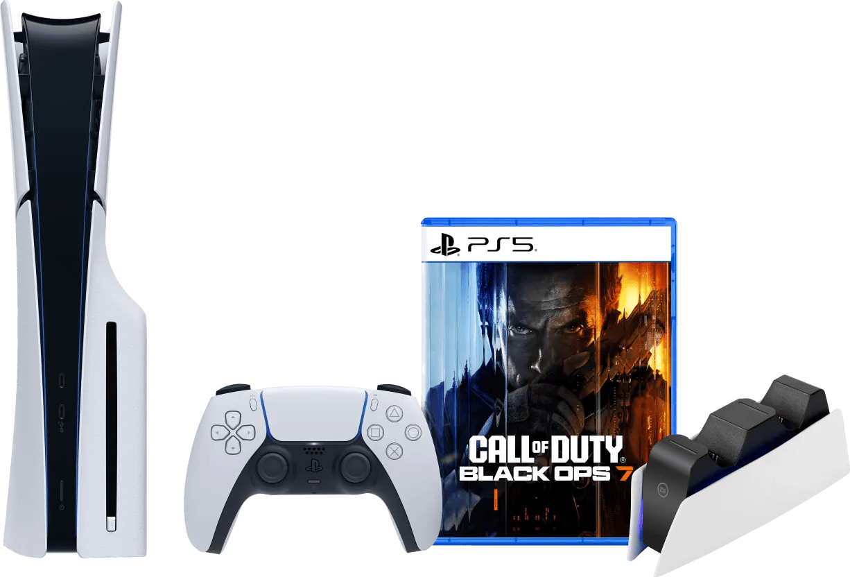 Sony PlayStation 5 Slim Disc Edition + Call of Duty: Black Ops 7 + Oplaadstation