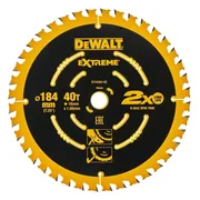 DeWALT Cirkelzaagblad voor Multimaterial | Extreme | Ø 184mm Asgat 16mm 40T - DT10303-QZ