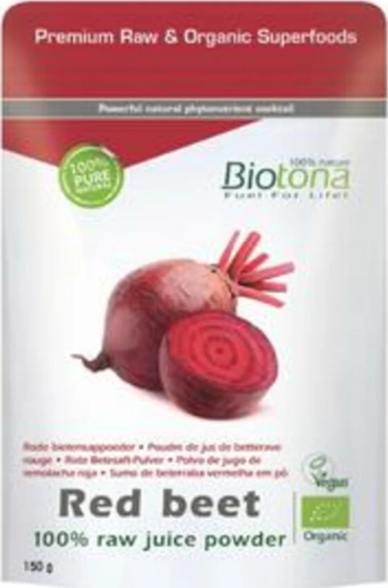 Biotona Red Beet 100% Raw Juice Powder 150GR