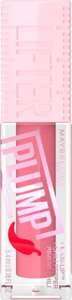 3x Maybelline Lifter Plump Lipgloss 001 Blush Blaze 5,4 ml