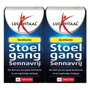 2x Lucovitaal Stoelgang Sennavrij 60 tabletten