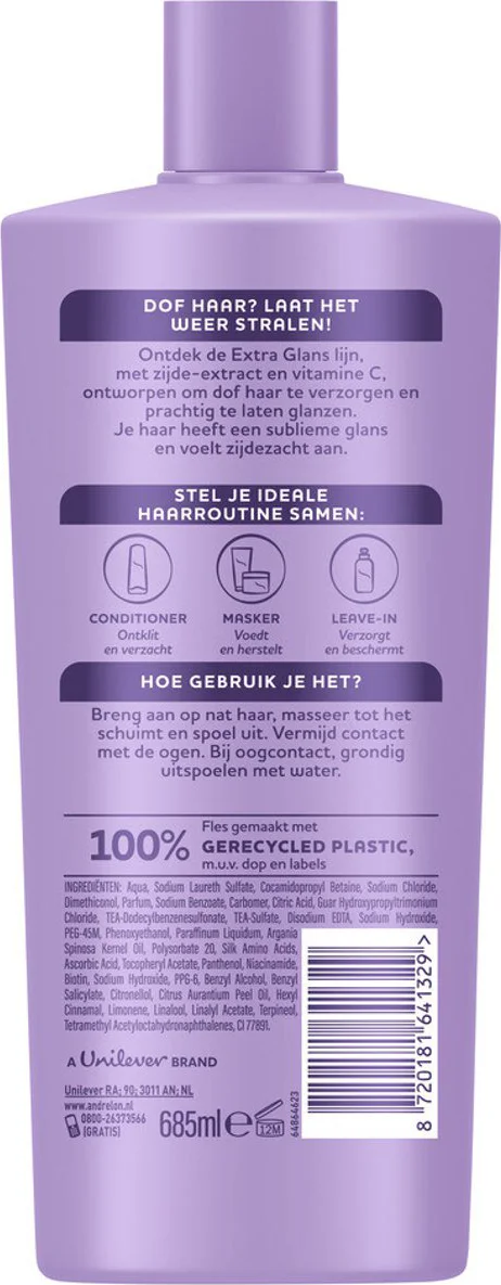 6x Andrélon Shampoo Extra Glans 685 ml