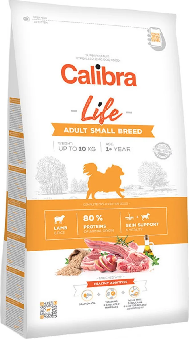 Calibra Life Adult Small Hondenvoer Lam 1,5 kg