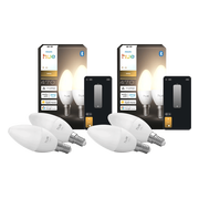 Philips Hue Kaarslamp White E14 4-Pack