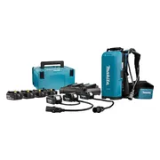 Makita PDC01 Ruggedragen Accustation met 18V & 2x18V adapter DC18RD 4x BL1850B in Mbox - PDC01X1